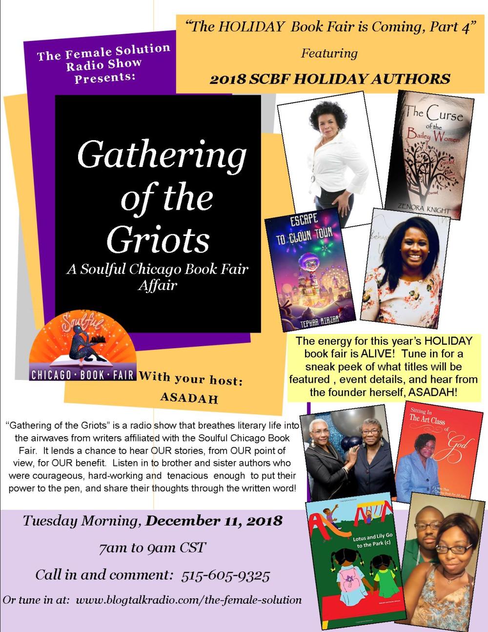 2018 GATHERING OF THE GRIOTS HOLIDAY FLYER - PART 4